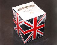 Union jack box packaged teabags