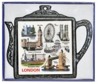 London landmarks teapot stand